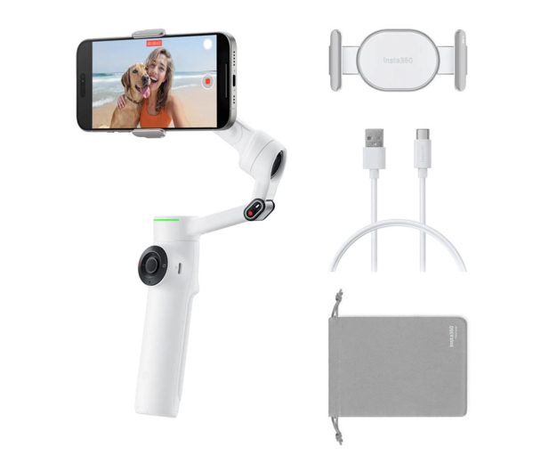 Insta360 Flow 2 Pro AI Tracker Bundle (biały) - 1355879 - zdjęcie